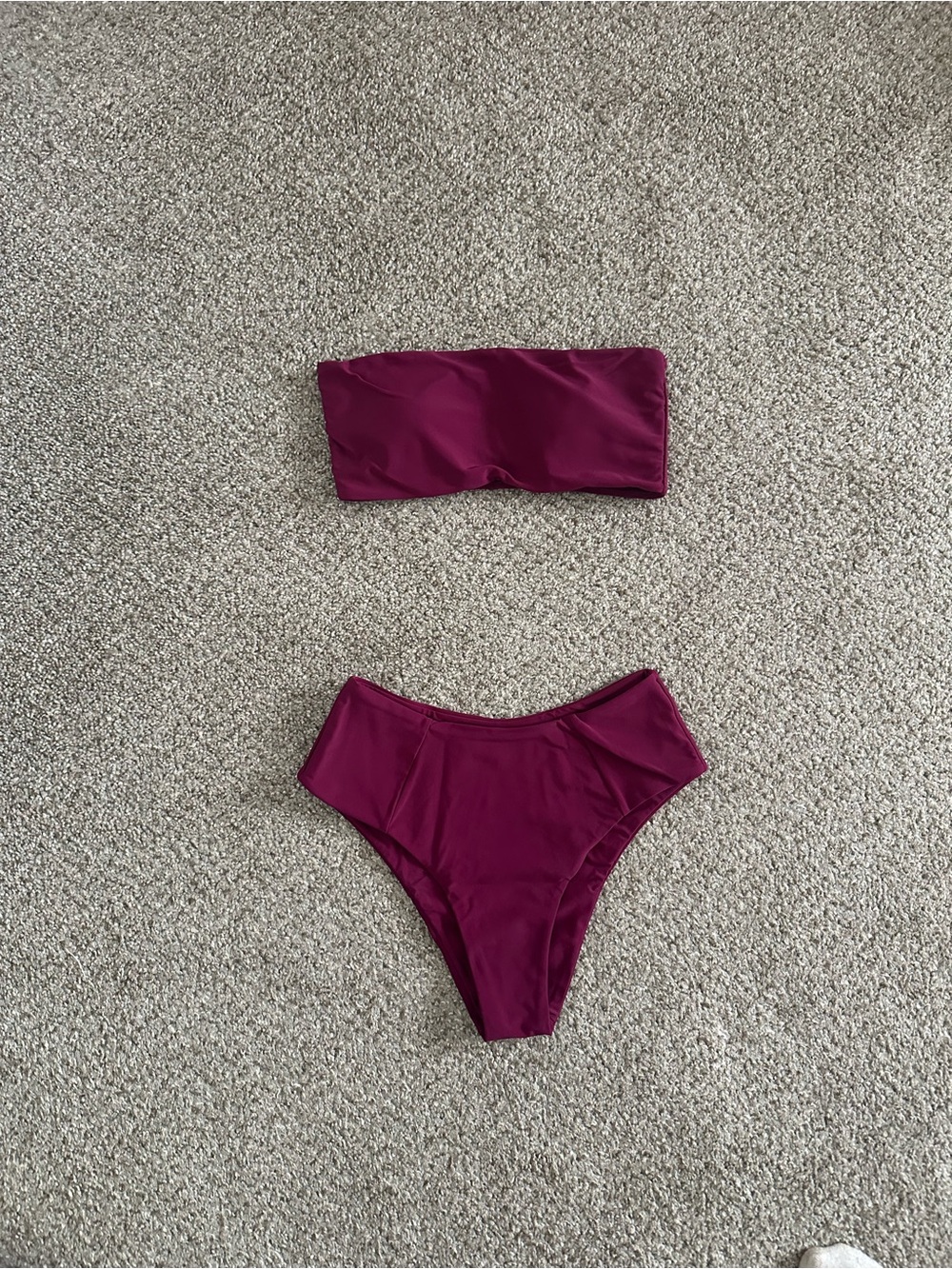 🍇 (Make an Offer!) NWOT Bandeau Bikini Swimsuit Set